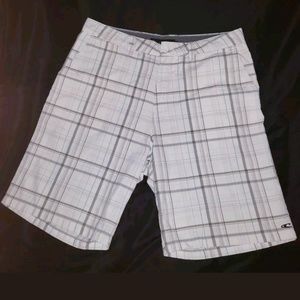 O'Neill Flat Front, Plaid Shorts